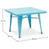 Mesa Infantil - Diseño Industrial - Metal - 60cm - New Edition - Stylix image 7