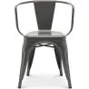 Silla de Comedor con Reposabrazos -  Diseño Industrial - Acero - New Edition- Stylix image 7