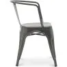 Silla de Comedor con Reposabrazos -  Diseño Industrial - Acero - New Edition- Stylix image 7