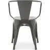 Silla de Comedor con Reposabrazos -  Diseño Industrial - Acero - New Edition- Stylix image 7