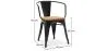 Silla de Comedor con Reposabrazos - Diseño Industrial - Madera y Acero - Nueva Edición - Stylix image 7