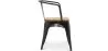 Silla de Comedor con Reposabrazos - Diseño Industrial - Madera y Acero - Nueva Edición - Stylix image 7
