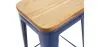Taburete de Bar - Diseño Industrial - Madera y Acero - 76cm - New Edition - Stylix  image 7