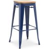 Taburete de Bar - Diseño Industrial - Madera y Acero - 76cm - New Edition - Stylix  image 7