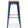 Taburete de Bar - Diseño Industrial - Madera y Acero - 76cm - New Edition - Stylix  image 7