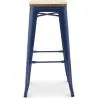 Taburete de Bar - Diseño Industrial - Madera y Acero - 76cm - New Edition - Stylix  image 7