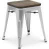 Taburete Diseño Industrial - Madera y Acero - 45cm - New Edition - Stylix  image 7