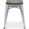 Taburete Diseño Industrial - Madera y Acero - 45cm - New Edition - Stylix  image 7