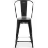 Taburete de Bar con Respaldo - Diseño Industrial - 60cm - New Edition - Stylix  image 7