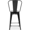Taburete de Bar con Respaldo - Diseño Industrial - 60cm - New Edition - Stylix  image 7