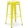 Taburete de Bar – Estilo Industrial – Acero – 76 cm – Stylix image 7