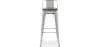 Taburete de Bar - Diseño Industrial - Madera y Acero - 76cm - Stylix  image 7