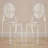 Pack de 2 Sillas De Comedor Transparentes - Victoria Queen  image 7