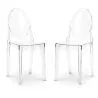 Pack de 2 Sillas De Comedor Transparentes - Victoria Queen  image 7