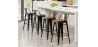 Taburete de Bar con Respaldo - Diseño Industrial - Madera y Acero - 76cm - New Edition - Stylix image 7