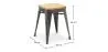 Taburete Diseño Industrial - Madera y Acero - 45cm - New Edition - Stylix  image 7