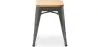 Taburete Diseño Industrial - Madera y Acero - 45cm - New Edition - Stylix  image 7
