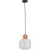 Lámpara de Techo de Madera y Cristal - Lámpara Colgante de Diseño - Bumba image 7