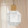 Lámpara de Techo de Madera y Cristal - Lámpara Colgante de Diseño - Bumba image 7