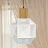 Lámpara de Techo de Madera y Cristal - Lámpara Colgante de Diseño - Bumba image 7