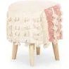 Taburete Puff Redondo - Estilo Boho Bali - Batty  image 7