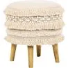 Taburete Puff Redondo - Estilo Boho Bali - Jenny  image 7