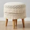 Taburete Puff Redondo - Estilo Boho Bali - Debra  image 7