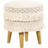 Taburete Puff Redondo - Estilo Boho Bali - Debra  image 7