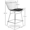 Taburete de Diseño Rejilla de Metal - Lived image 7