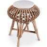 Taburete de Ratán -Estilo Boho Bali - Lera image 7