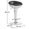 Taburete Redondo de Metal - Estilo Aviador - 90cm - Aviator  image 7