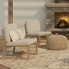 Silla de Salón de Madera - Silla de Diseño Estilo Boho Bali - Glan image 7