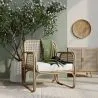 Silla de Salón de Ratán - Silla de Diseño Boho Bali - Qawa image 7