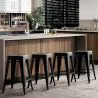 Taburete de Bar - Diseño Industrial - Acero Mate - 60cm - Nueva edición - Stylix  image 7