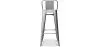 Taburete de Bar con Respaldo - Diseño Industrial - 76 cm - New Edition - Stylix  image 7