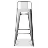 Taburete de Bar con Respaldo - Diseño Industrial - 76 cm - New Edition - Stylix  image 7