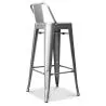 Taburete de Bar con Respaldo - Diseño Industrial - 76 cm - New Edition - Stylix  image 7