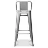 Taburete de Bar con Respaldo - Diseño Industrial - 76 cm - New Edition - Stylix  image 7