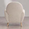 Sillón con Reposabrazos - Tapizado en Tela Bouclé - Belise image 7
