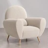 Sillón con Reposabrazos - Tapizado en Tela Bouclé - Belise image 7