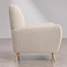 Sillón con Reposabrazos - Tapizado en Tela Bouclé - Belise image 7