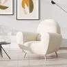Sillón con Reposabrazos - Tapizado en Tela Bouclé - Belise image 7