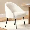 Sillón de Diseño - Tapizado en Tela Bouclé - Wasda image 7