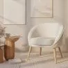 Sillón con Reposabrazos - Tapizado en Tela Bouclé - Pimba image 7