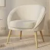 Sillón con Reposabrazos - Tapizado en Tela Bouclé - Pimba image 7