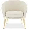 Sillón con Reposabrazos - Tapizado en Tela Bouclé - Pimba image 7