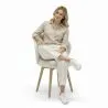 Sillón Tapizado en Tela Bouclé - Silla de Salón - Yuna image 7
