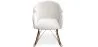 Sillón Mecedora con reposabrazos - Tapizado en Tela Bouclé - Freia image 7