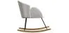 Sillón Mecedora con reposabrazos - Tapizado en Tela Bouclé - Freia image 7
