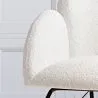 Sillón Mecedora con reposabrazos - Tapizado en Tela Bouclé - Freia image 7